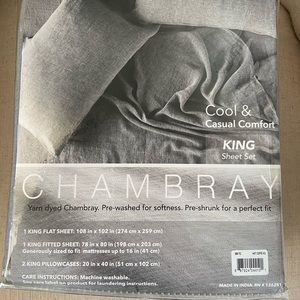 KING SHEET SET 100% COTTON